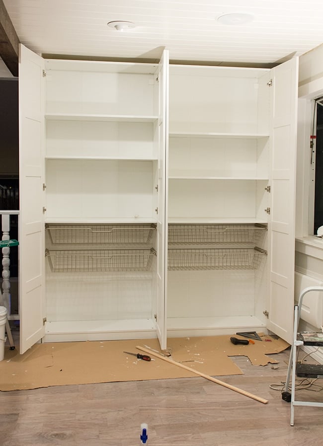 Kitchen Chronicles Ikea Pax Pantry Reveal