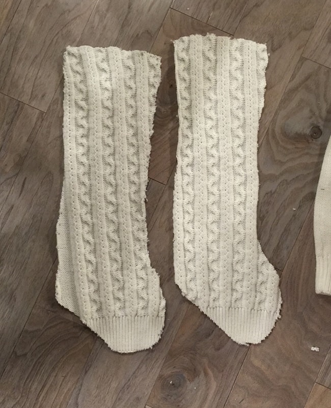 5 Days of Holiday DIY’s: No Sew Sweater Stocking | Jenna Sue Design Blog
