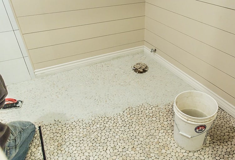 I Design You Decide Pebble Tile For The Mountain Fixer Upper