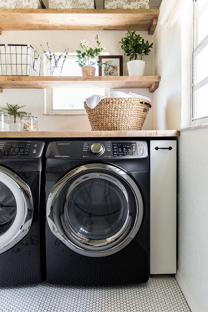 Laundry Room Makeover: Riverside Retreat | Jenna Sue Design Blog