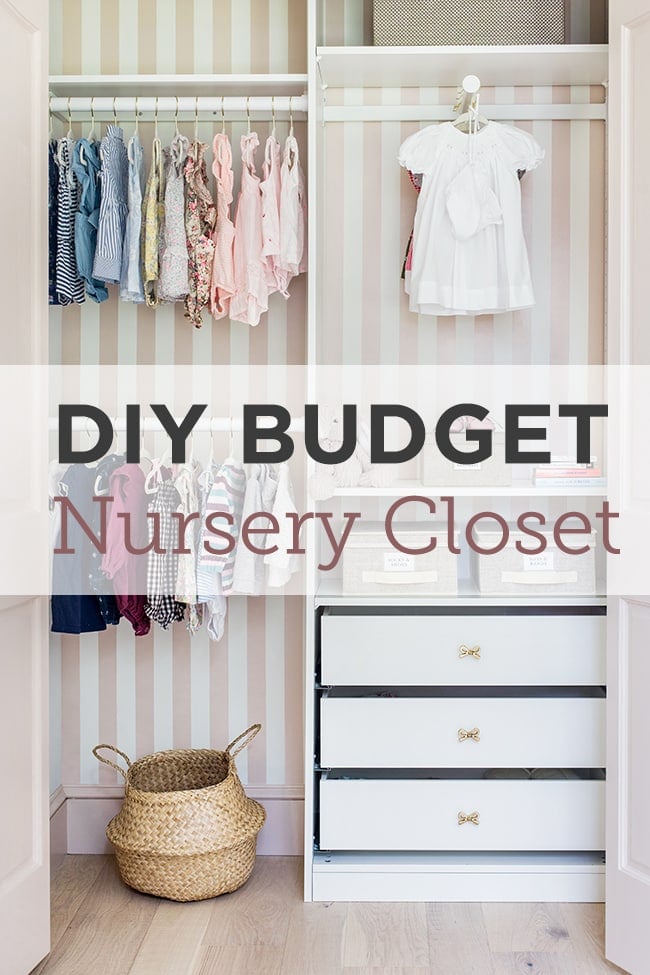 ikea nursery closet organizer
