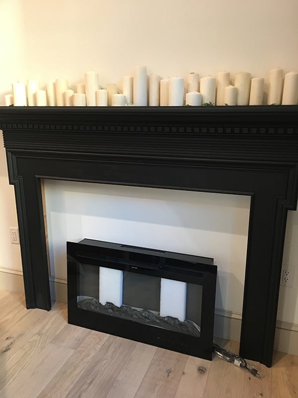 Diy Electric Fireplace, Making A Electric Fireplace Mantel