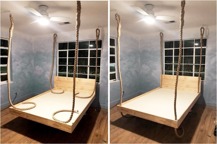 hanging kids beds